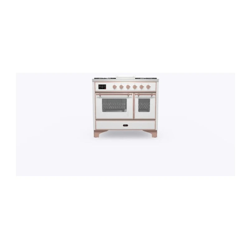 ILVE Majestic II 40" Dual Fuel Freestanding Range in RAL Color with Copper Trim, UMD10FDNS3RAP