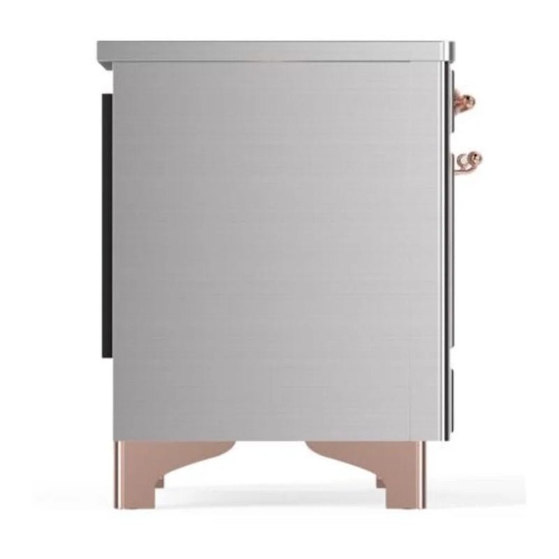 ILVE Majestic II 40" Induction Freestanding Range in Stainless Steel with Copper Trim, UMDI10NS3SSP