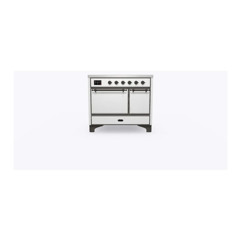 ILVE Majestic II 40" Induction Freestanding Range in RAL Color with Burnished Trim, UMDI10QNS3RAB