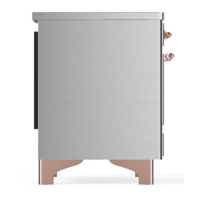 ILVE Majestic II 36" Induction Freestanding Range in Stainless Steel with Copper Trim, UMI09NS3SSP