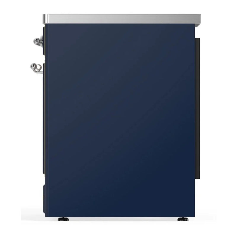ILVE Majestic II 30" Induction Freestanding Range in Midnight Blue with Chrome Trim, UMI30NE3MBC