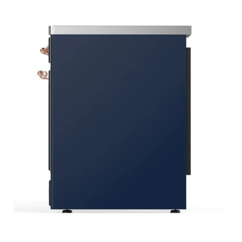 ILVE Majestic II 30" Induction Freestanding Range in Midnight Blue with Copper Trim, UMI30QNE3MBP