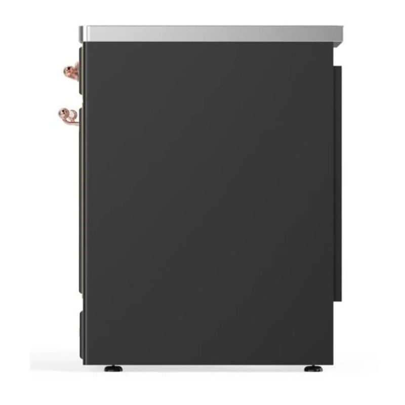 ILVE Majestic II 30" Induction Freestanding Range in Graphite Matte with Copper Trim, UMI30QNE3MGP