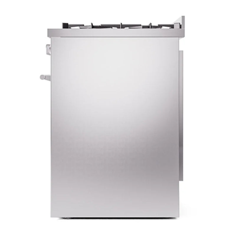 ILVE Professional Plus II 30" Dual Fuel Freestanding Range in Stainless Steel with Stainless Steel Trim, UP30QMPSSLP