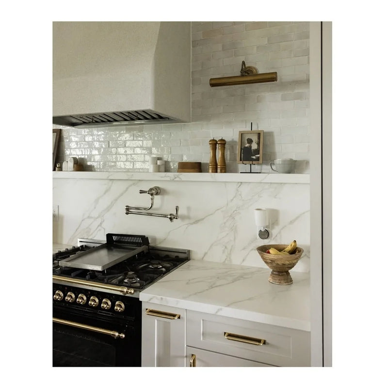 ILVE Nostalgie II 36" Dual Fuel Freestanding Range in Glossy Black with Brass Trim, UP36FNMPBKG