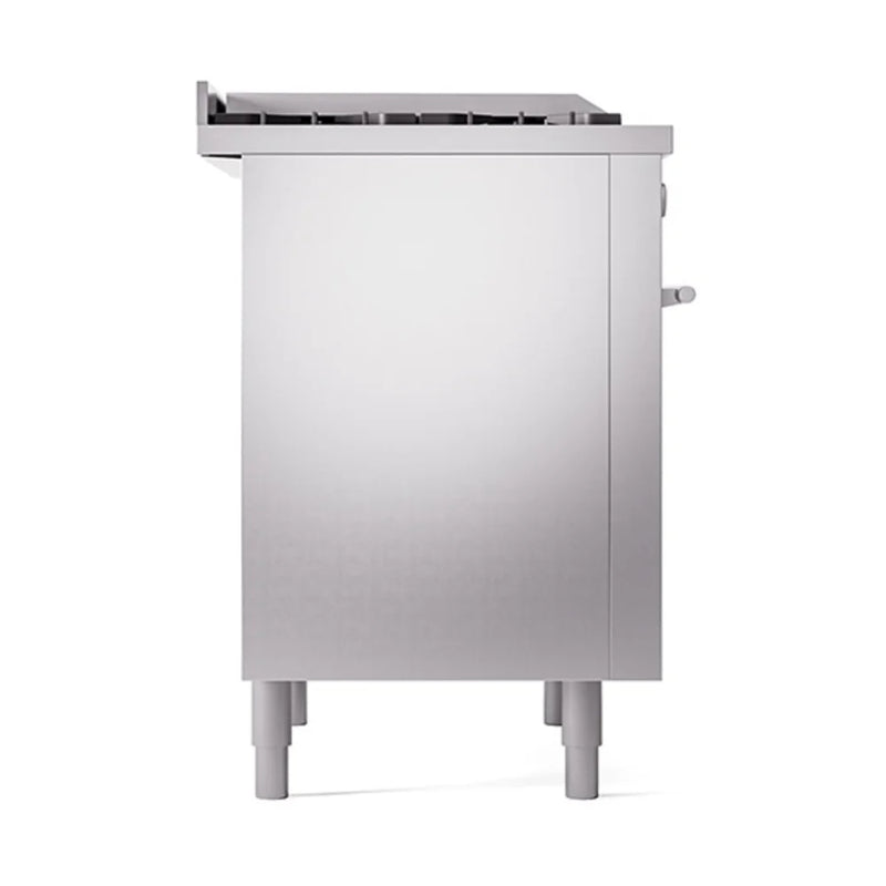 ILVE Professional Plus II 36" Dual Fuel Freestanding Range in Stainless Steel with Stainless Steel Trim, UP36FQMPSSLP