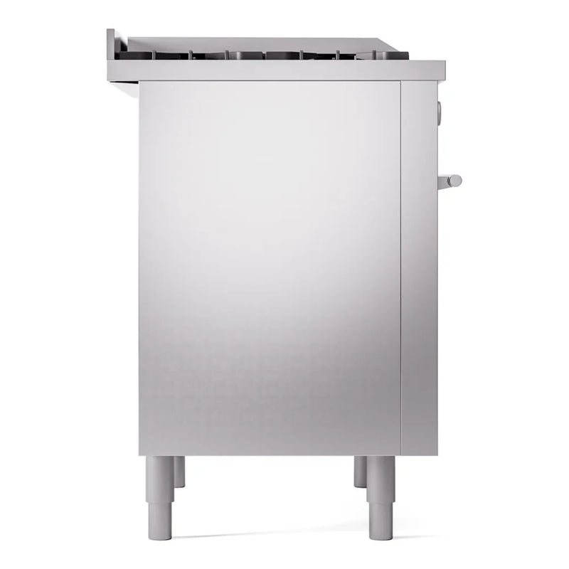 ILVE Professional Plus II 36" Dual Fuel Freestanding Range in Stainless Steel with Satin Trim, UP36FWMPSSLP