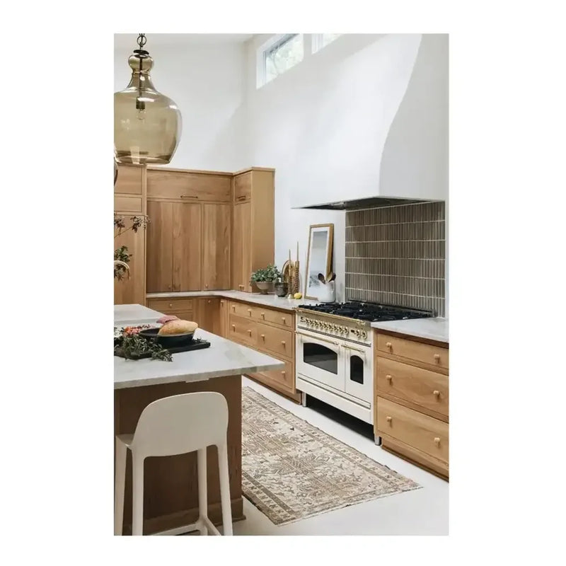 ILVE Nostalgie II 48" Dual Fuel Freestanding Range in White with Brass Trim (Limited Edition), UP488NMPWHGLP