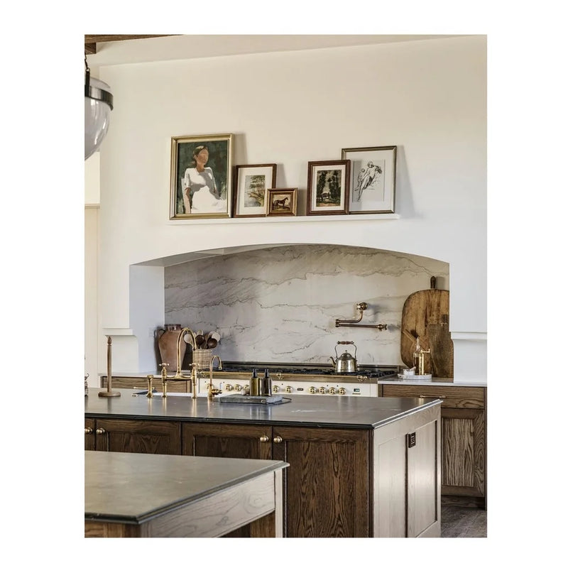 ILVE Nostalgie II 60" Dual Fuel Freestanding Range in Antique White with Brass Trim, UP60FNMPAWG