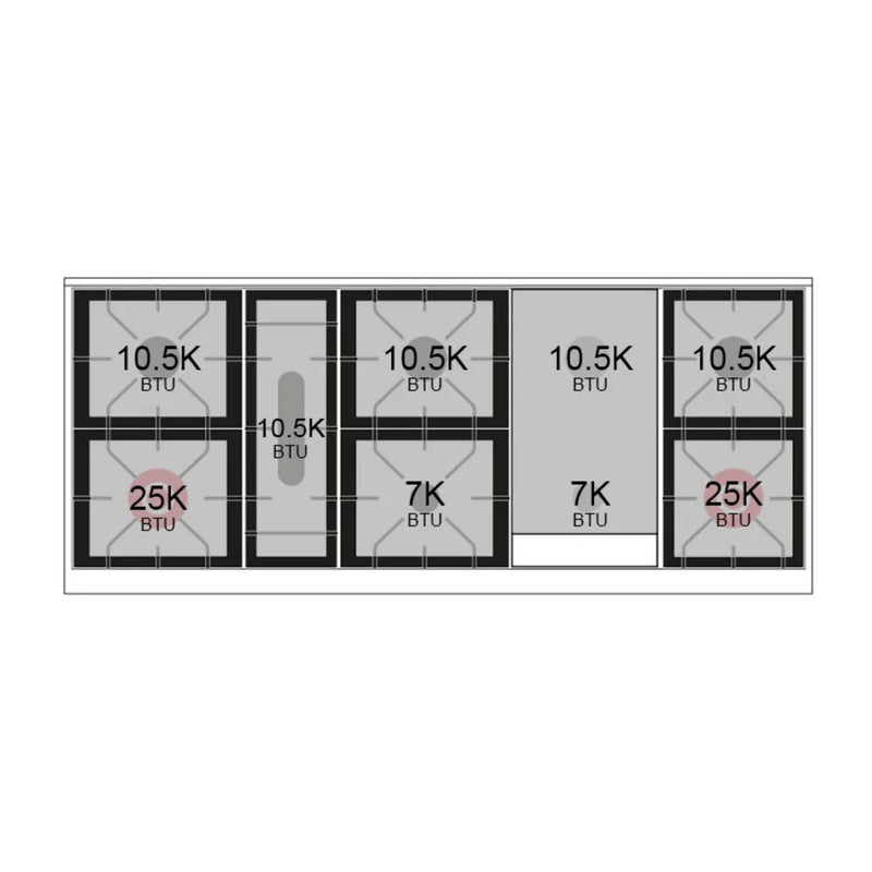 ILVE Professional Plus II 60" Dual Fuel Freestanding Range in Glossy Black with Stainless Steel Trim, UP60FQMPBKLP