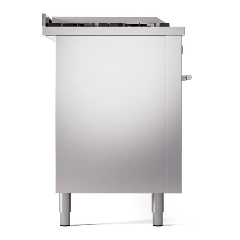ILVE Professional Plus II 60" Dual Fuel Freestanding Range in Stainless Steel with Stainless Steel Trim, UP60FSQMPSS