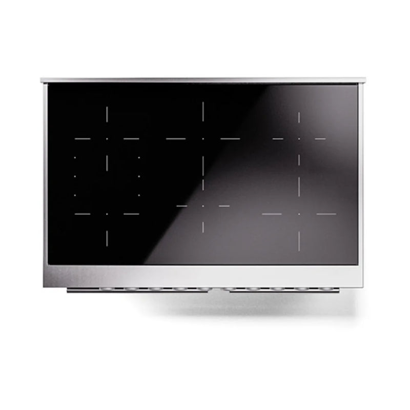 ILVE Professional Plus II 40" Induction Freestanding Range in Graphite Matte with Stainless Steel Trim, UPDI406QMPMG