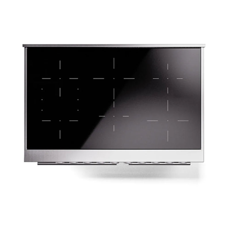 ILVE Professional Plus II 40" Induction Freestanding Range in Stainless Steel with Stainless Steel Trim, UPDI406QMPSS