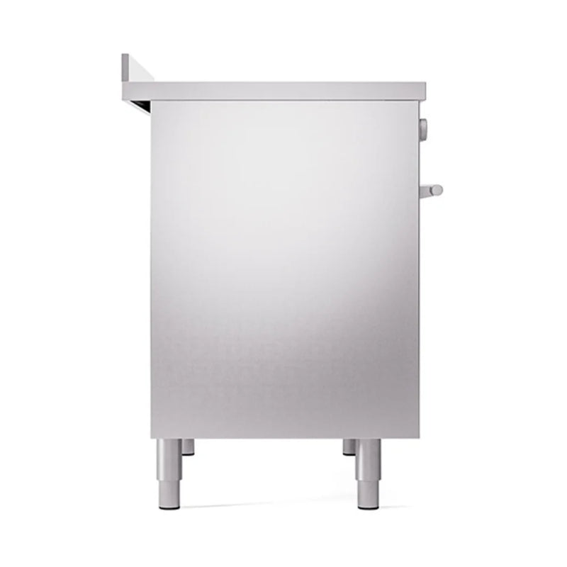 ILVE Professional Plus II 40" Induction Freestanding Range in Stainless Steel with Stainless Steel Trim, UPDI406QMPSS