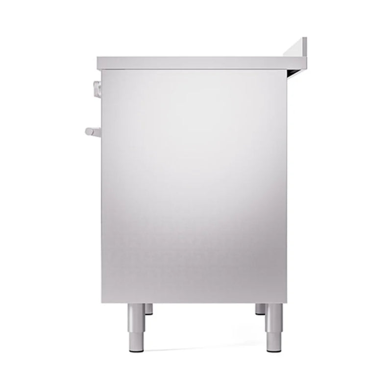 ILVE Professional Plus II 40" Induction Freestanding Range in Stainless Steel with Stainless Steel Trim, UPDI406QMPSS