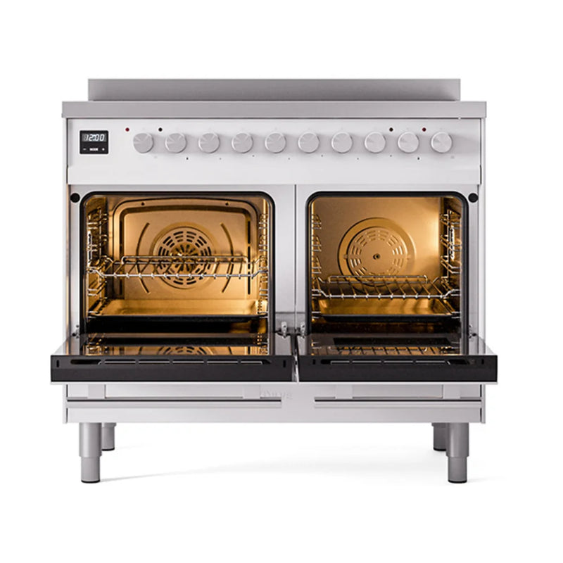 ILVE Professional Plus II 40" Induction Freestanding Range in RAL Color with Stainless Steel Trim, UPDI406WMPRA
