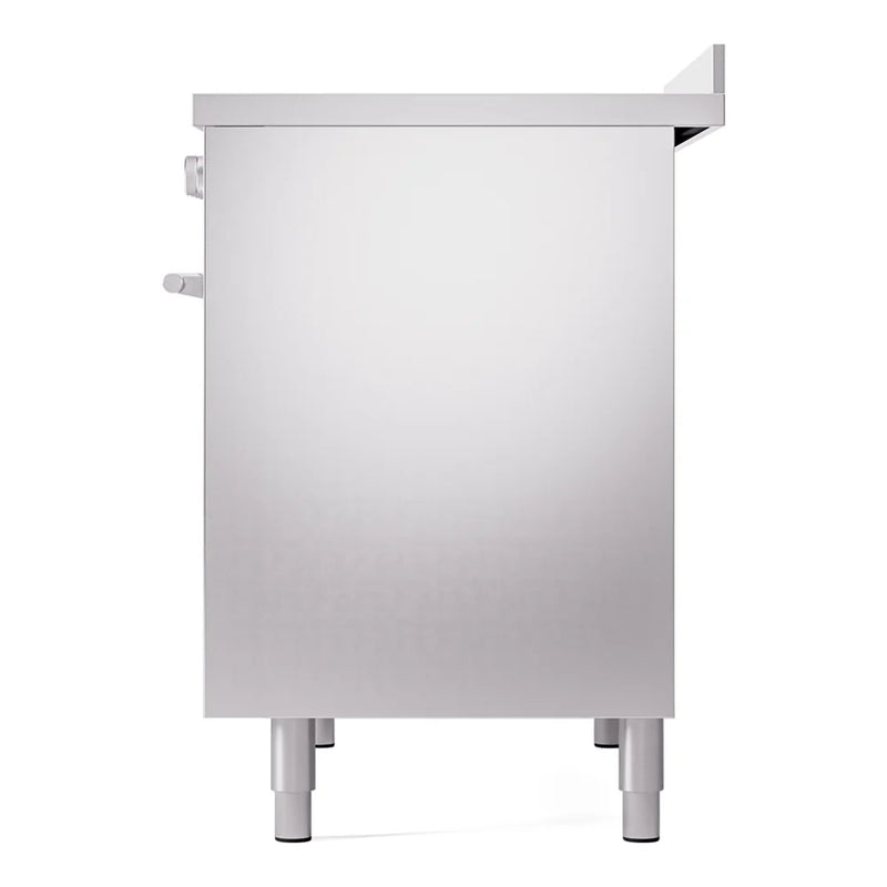 ILVE Professional Plus II 40" Induction Freestanding Range in Stainless Steel with Stainless Steel Trim, UPDI406WMPSS