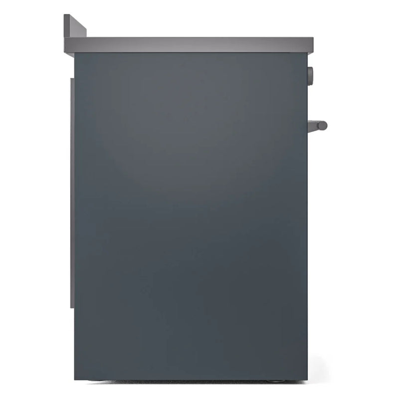ILVE Professional Plus II 30" Induction Freestanding Range in Blue Grey with Stainless Steel Trim, UPI304WMPBG