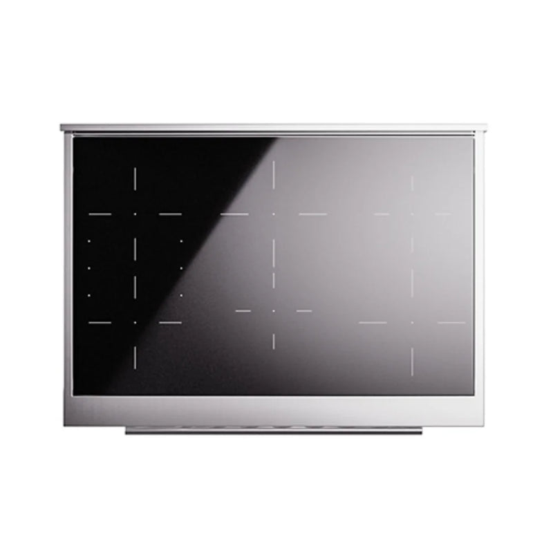 ILVE Professional Plus II 36" Induction Freestanding Range in White with Stainless Steel Trim, UPI366QMPWH