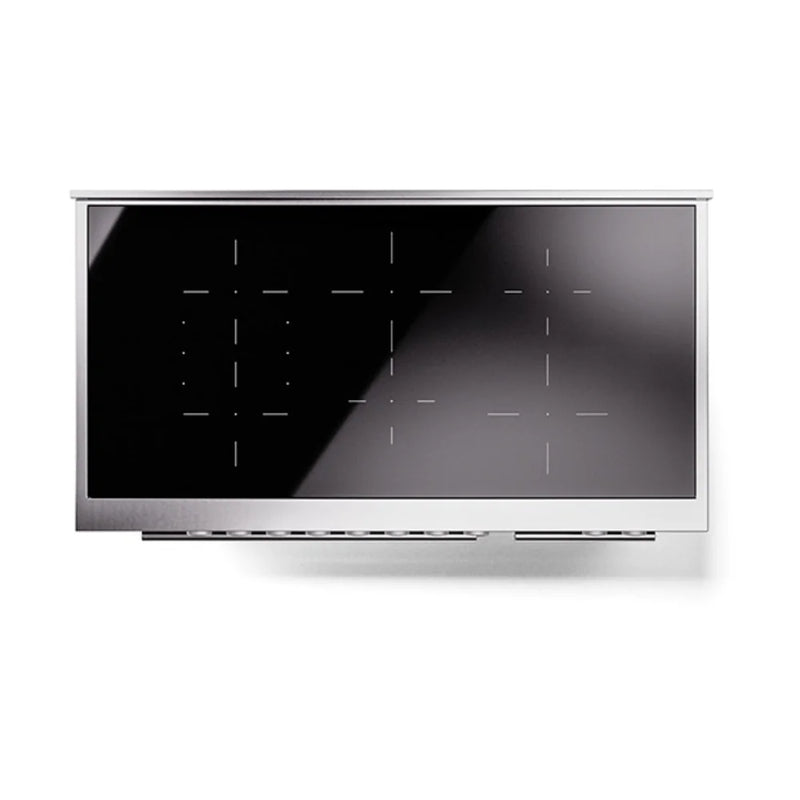 ILVE Professional Plus II 48" Induction Freestanding Range in Graphite Matte with Stainless Steel Trim, UPI486QMPMG