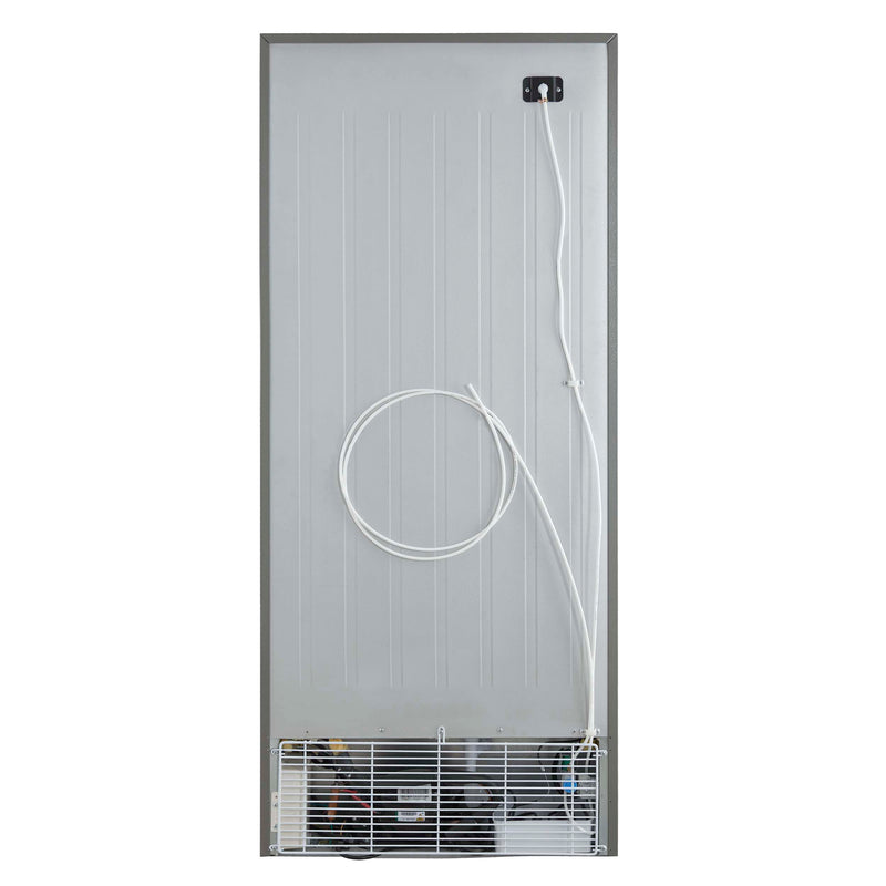 Forno Fortezza 28" Freestanding Left-Swing Freezer in Stainless Steel, Total No Frost Cooling, Automatic Ice Maker, Fast Freeze, FFFFD1738-28LS