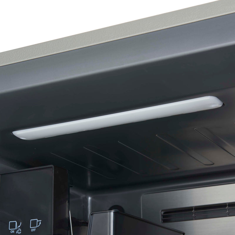 Forno Fortezza 28" Freestanding Left-Swing Freezer in Stainless Steel, Total No Frost Cooling, Automatic Ice Maker, Fast Freeze, FFFFD1738-28LS