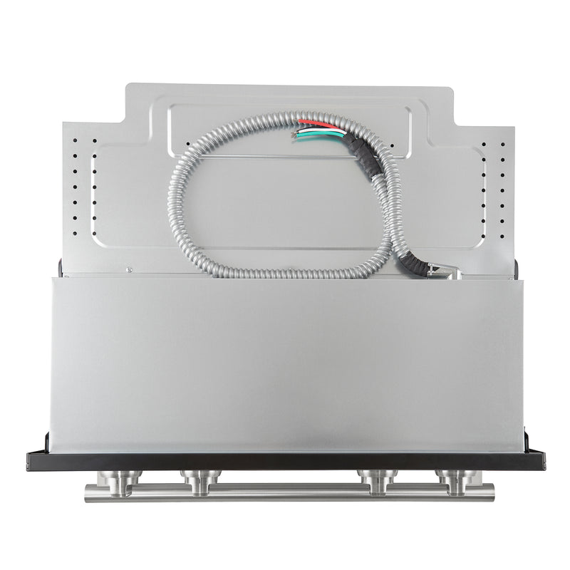 Forno Vomero 30" Double Wall Oven Electric in Black, 10 cu. ft. Total Capacity, True Convection, 6 Cooking Modes, FBOEL1324-30BLK