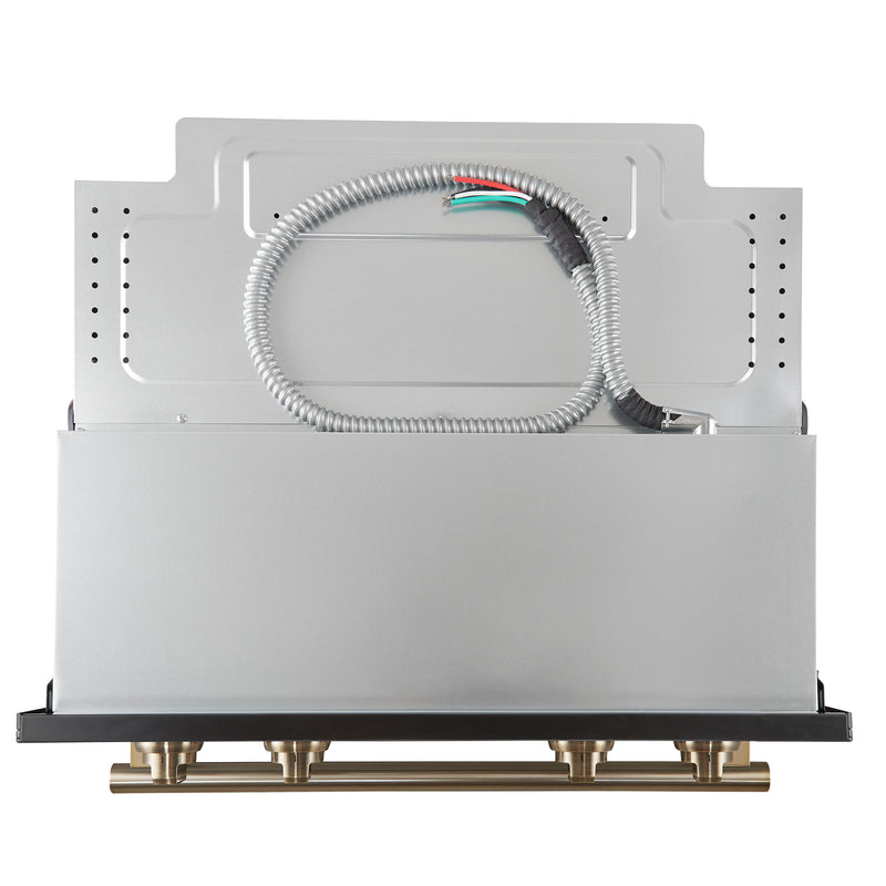 Forno Vomero 30" Double Wall Oven Electric in Black, 10 cu. ft. Total Capacity, True Convection, 6 Cooking Modes, FBOEL1324-30BLK