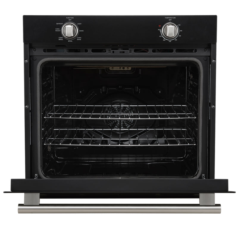 Forno Vomero 30" Built-In Electric Wall Oven in Black, 5 cu.ft. Capacity, 6 Cooking Modes, True Convection, FBOEL1370-30BLK