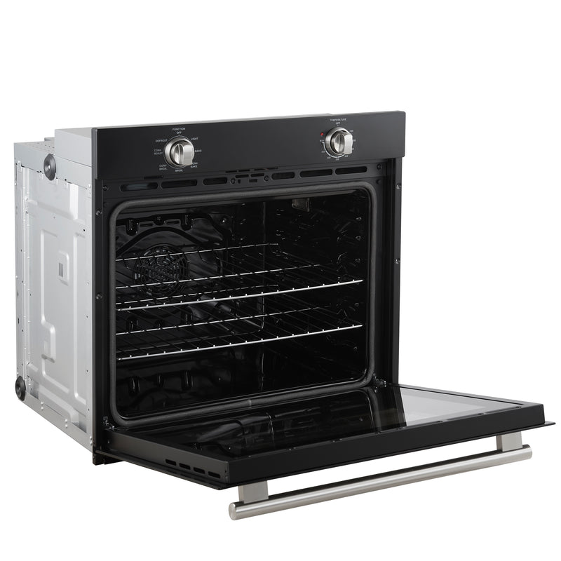 Forno Vomero 30" Built-In Electric Wall Oven in Black, 5 cu.ft. Capacity, 6 Cooking Modes, True Convection, FBOEL1370-30BLK
