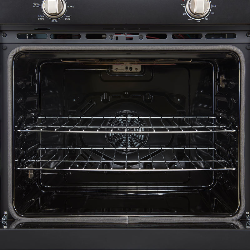 Forno Vomero 30" Built-In Electric Wall Oven in Black, 5 cu.ft. Capacity, 6 Cooking Modes, True Convection, FBOEL1370-30BLK
