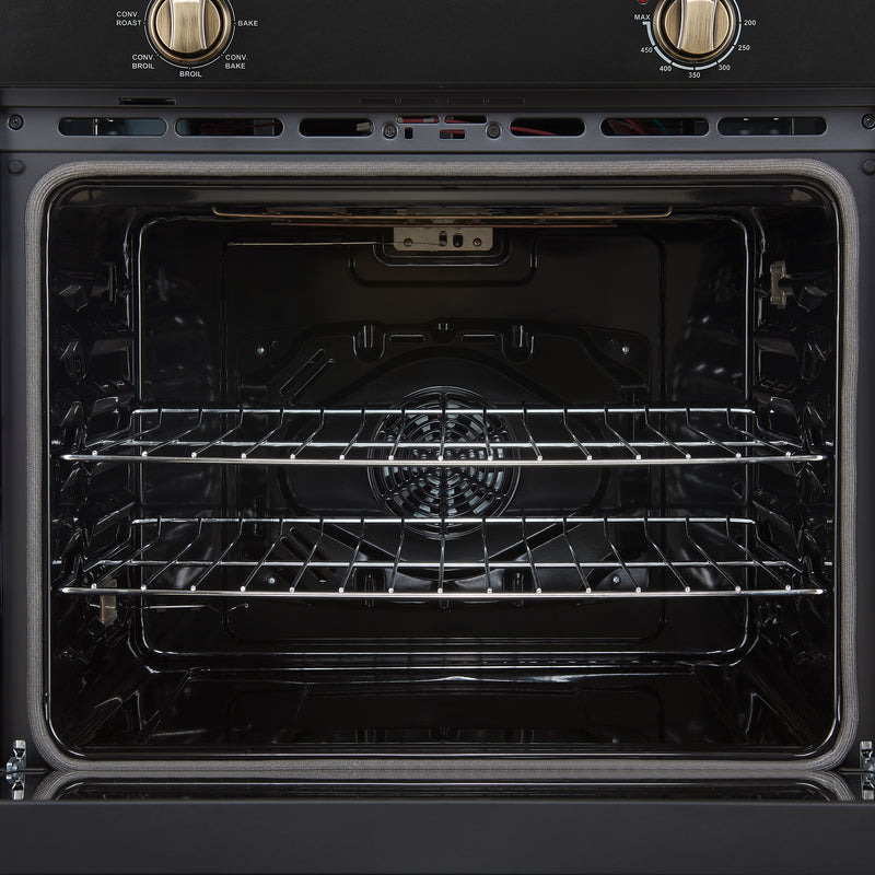 Forno Vomero 30" Built-In Electric Wall Oven in Black, 5 cu.ft. Capacity, 6 Cooking Modes, True Convection, FBOEL1370-30BLK