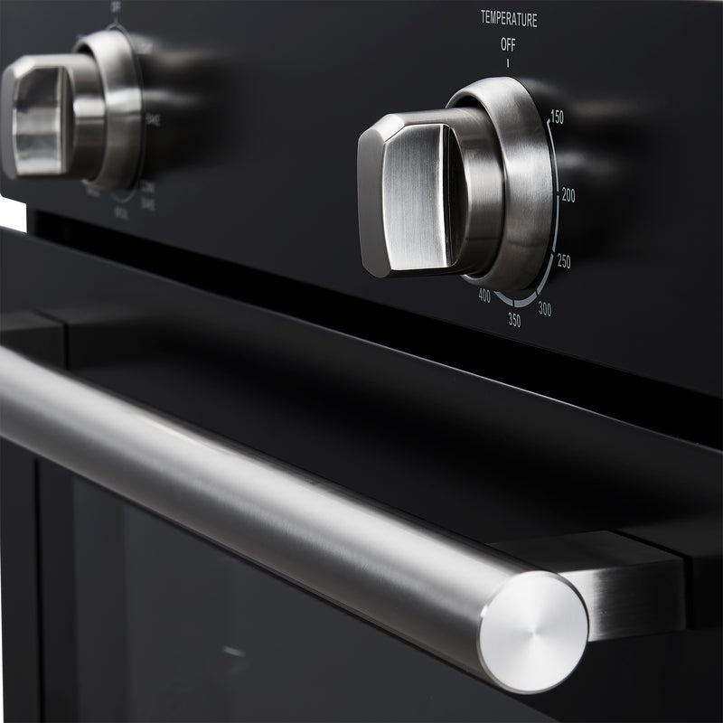 Forno Vomero 30" Built-In Electric Wall Oven in Black, 5 cu.ft. Capacity, 6 Cooking Modes, True Convection, FBOEL1370-30BLK