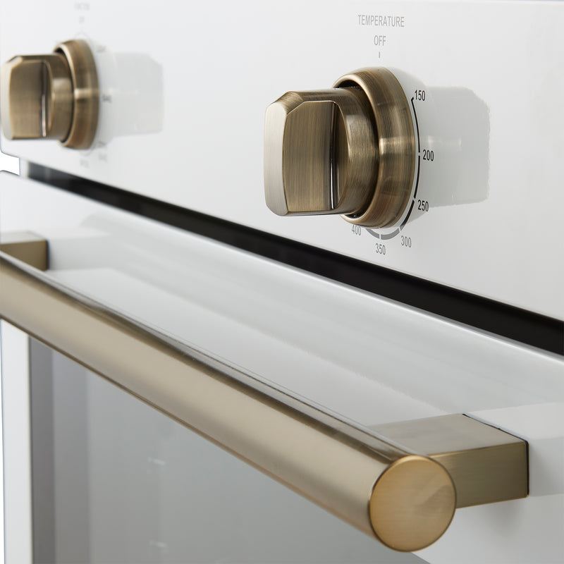 Forno Vomero 30" Built-In Electric Wall Oven in White, 5 cu.ft. Capacity, 6 Cooking Modes, Convection Fan, FBOEL1370-30WHT