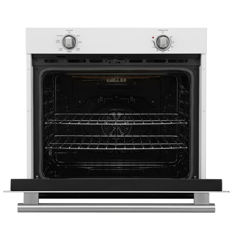 Forno Vomero 30" Built-In Electric Wall Oven in White, 5 cu.ft. Capacity, 6 Cooking Modes, Convection Fan, FBOEL1370-30WHT