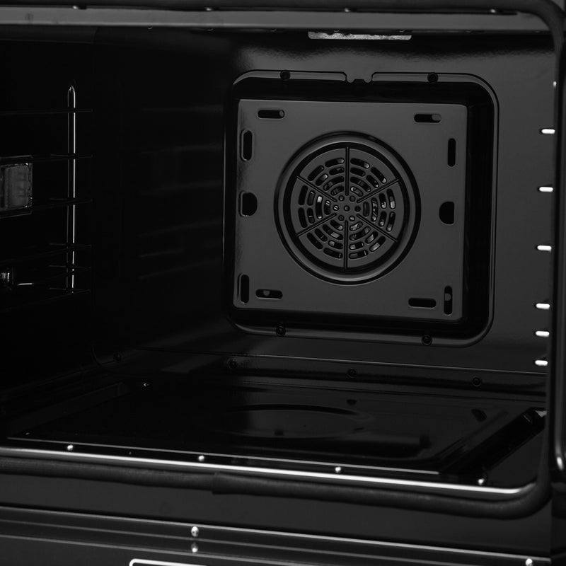 Forno Asti 30" French Door Double Electric Wall Oven in Black, 7.36 cu. ft. Dual True Convection, Air Fry, Self-Clean, FBOEL1340-30BLK