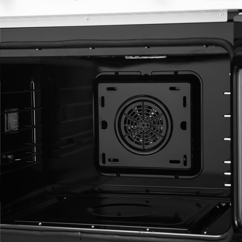 Forno 60" Freestanding French Door Dual Fuel Range in White, Double Oven, Air Fry, True Convection, FBOEL1340-30WHT