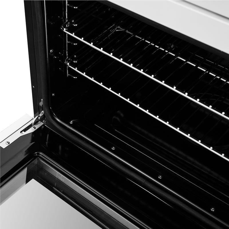 Forno 60" Freestanding French Door Dual Fuel Range in White, Double Oven, Air Fry, True Convection, FBOEL1340-30WHT
