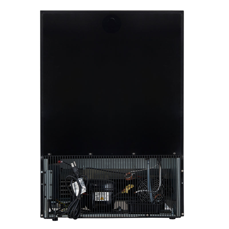 Forno Bacchino 24" Freestanding Wine Cooler in Black, Dual Zone, 51 Bottle Capacity, Triple-Layer Anti-UV Glass, FWCDR6634-24BLK