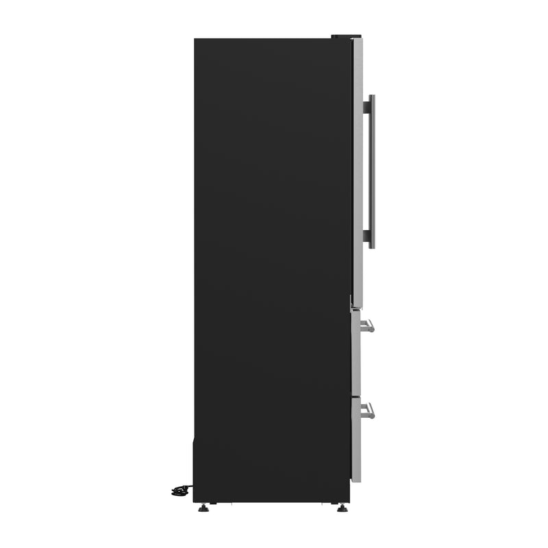 Forno Campania 32" Freestanding Wine Cooler in Stainless Steel, Dual Zones, 120 Bottle Capacity, 228 Can Storage, FWCDR6635-32S