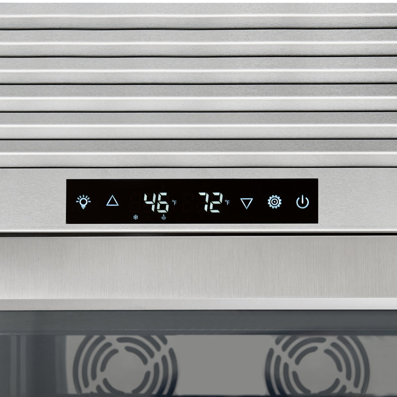 Forno Abruzzo 48" Dual Zone Wine Cellar, 102 Bottle Capacity, UV-Resistant Glass, FWCDR6610-48S