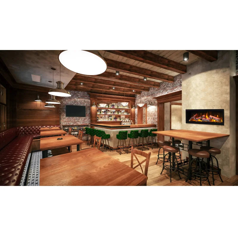 Amantii Panorama 50" Slim Built-in Indoor/Outdoor Linear Electric Fireplace