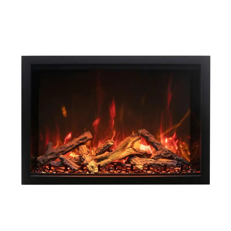 Amantii Traditional Bespoke 33" Built-In Indoor/Outdoor Smart Electric Firebox Insert