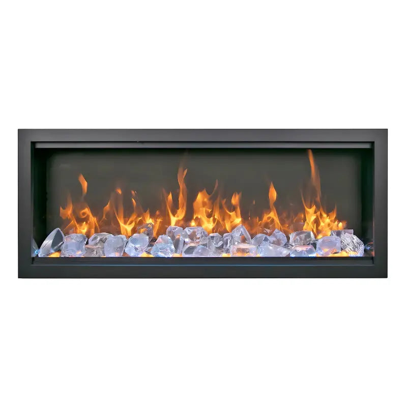 Amantii Symmetry Bespoke Extra Tall 50'' Smart Wall Mount / Recessed Electric Fireplace
