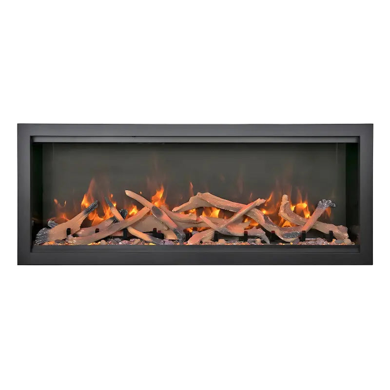 Amantii Symmetry Bespoke Extra Tall 88'' Smart Wall Mount / Recessed Electric Fireplace