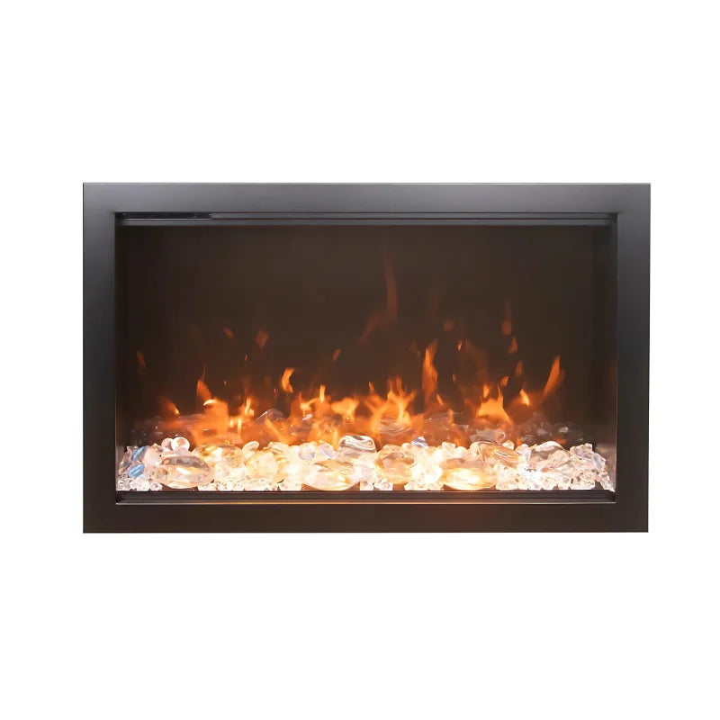Amantii Traditional Lumina 38" Built-In Indoor/Outdoor Smart Electric Firebox Insert