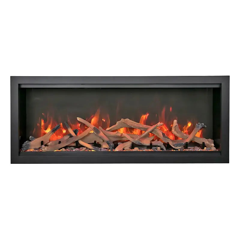 Amantii Symmetry Bespoke Extra Tall 88'' Smart Wall Mount / Recessed Electric Fireplace