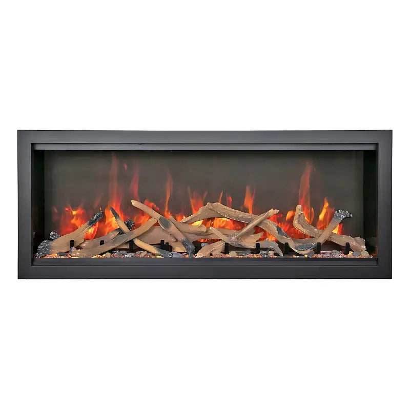 Amantii Symmetry Bespoke Extra Tall 88'' Smart Wall Mount / Recessed Electric Fireplace