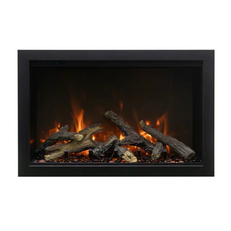 Amantii Traditional Bespoke 38" Built-In Indoor/Outdoor Smart Electric Firebox Insert