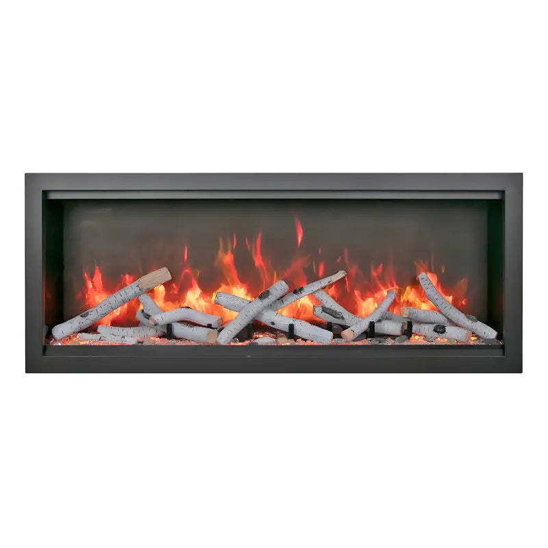 Amantii Symmetry Bespoke Extra Tall 88'' Smart Wall Mount / Recessed Electric Fireplace